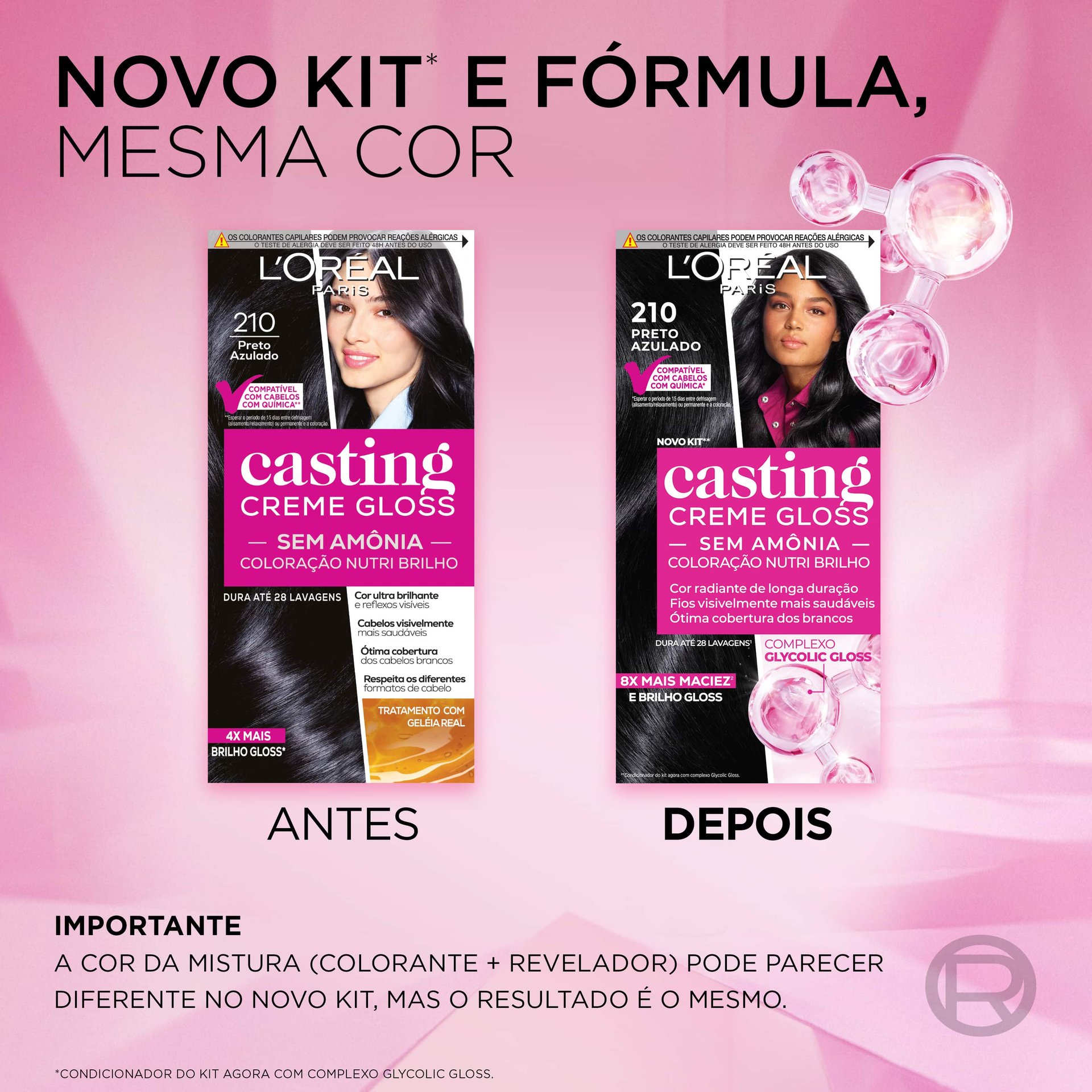 Casting Creme Gloss Glycolic Gloss 210 2 Min